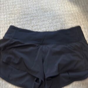 Lululemon Athletica Black Athletic Shorts speed up shorts